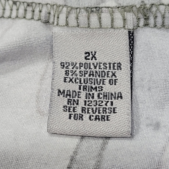 2X Camo Military Romper Side Pockets Elastic Cuff w/Black Tee - Picture 11 of 12